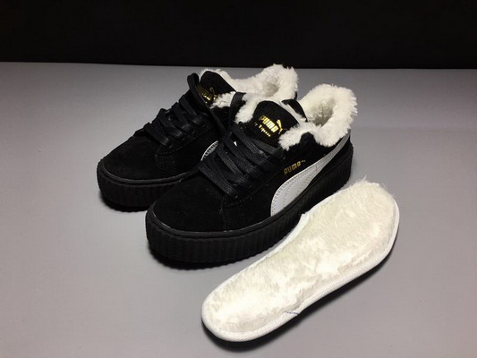 Puma x Rihanna Creepers Women Skate Sneaker Lined With Fur--036